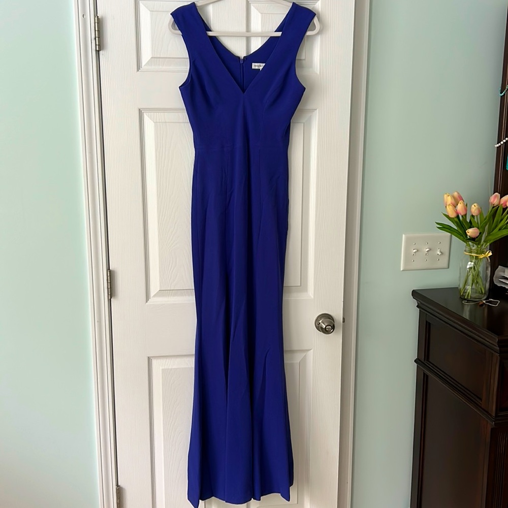 Dress the Population floor length royal blue/purple formal dress. Size S